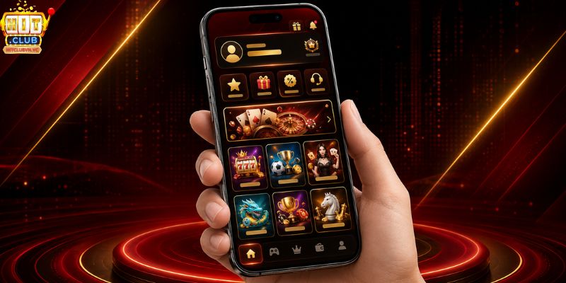 Tải App HITCLUB An Toàn Cho Android & iOS Giao diện app HITCLUB tối ưu cho nhiều thiết bị